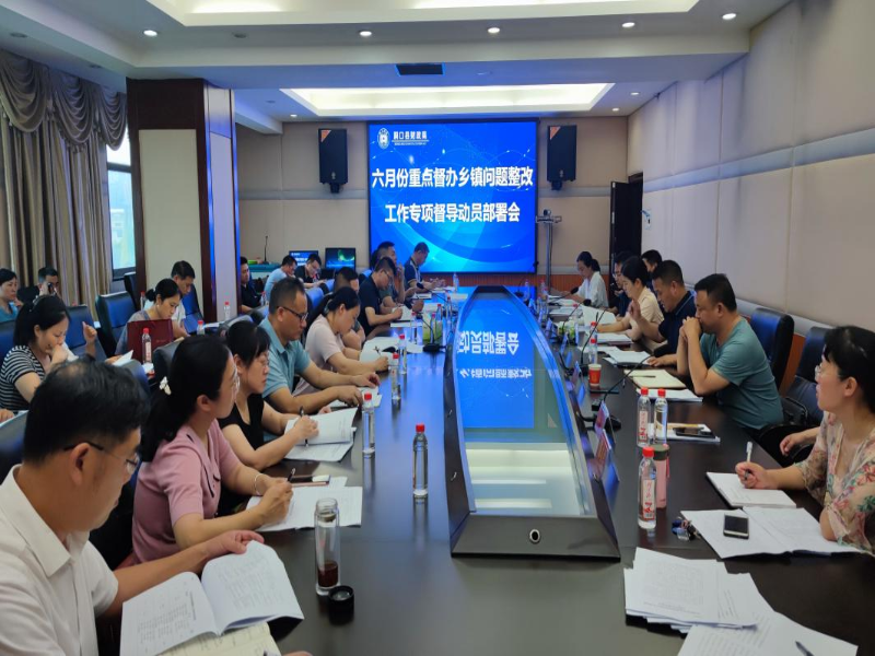 洞口县组织召开6月份重点督办乡镇问题整改工作专项督导动员部署会
