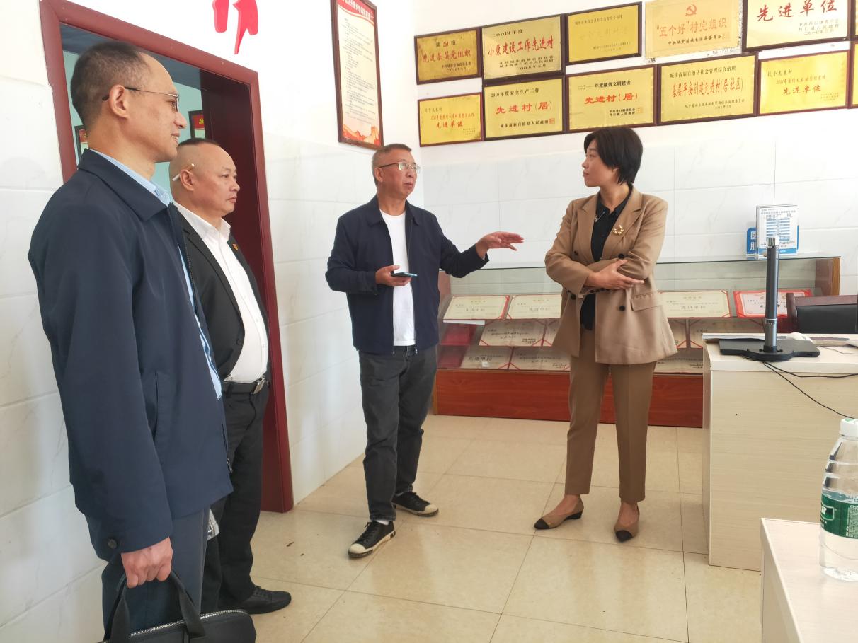 中国人寿邵阳分公司深入乡村振兴帮扶村开展调研
