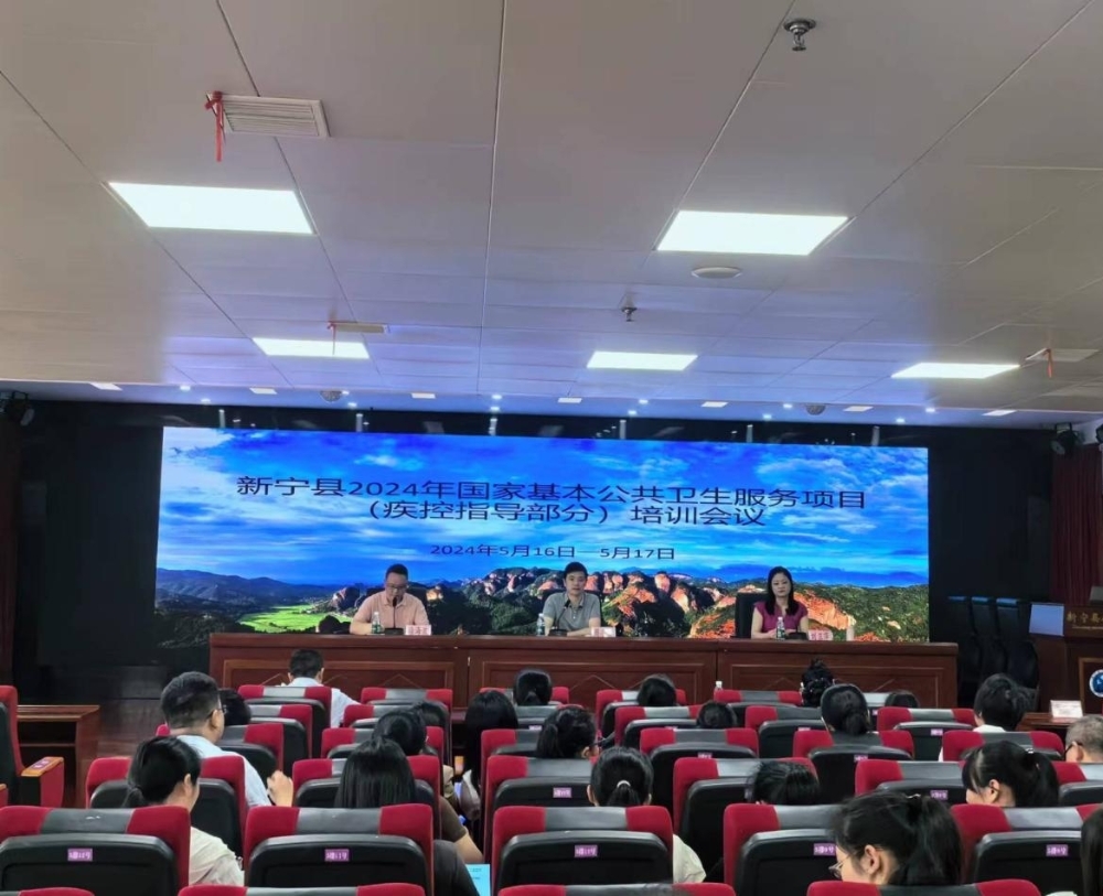 新宁县开展2024年度国家基本公共卫生服务项目培训会